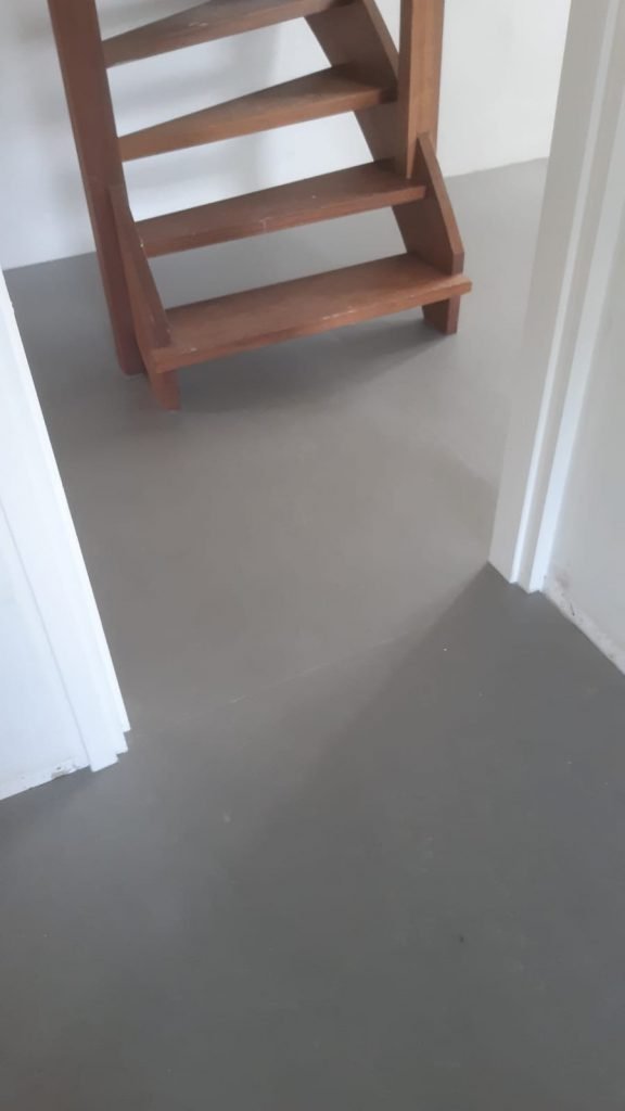 Marmoleum Concrete gelegd in Schoonebeek