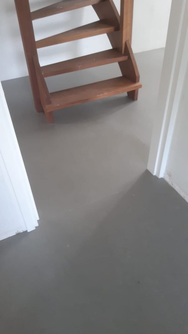 Marmoleum Concrete gelegd in Schoonebeek