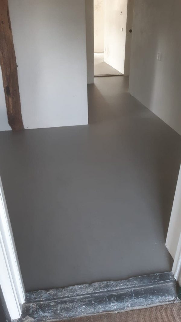 Marmoleum Concrete gelegd in Schoonebeek
