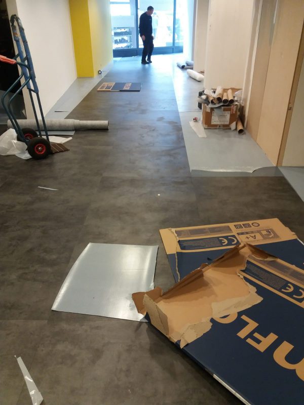 Jonker Schoenen te Coevorden voorzien van nieuwe vloer