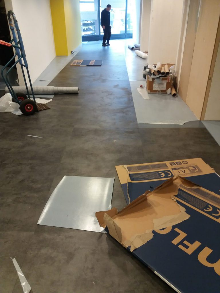 Jonker Schoenen te Coevorden voorzien van nieuwe vloer