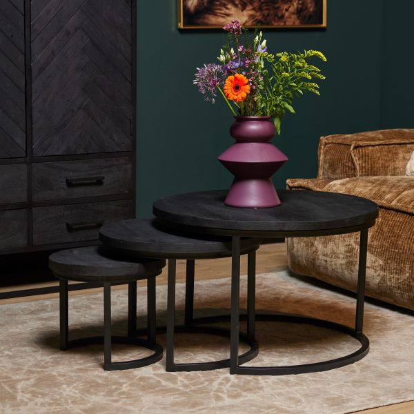 Salontafelset 'Denver Black'