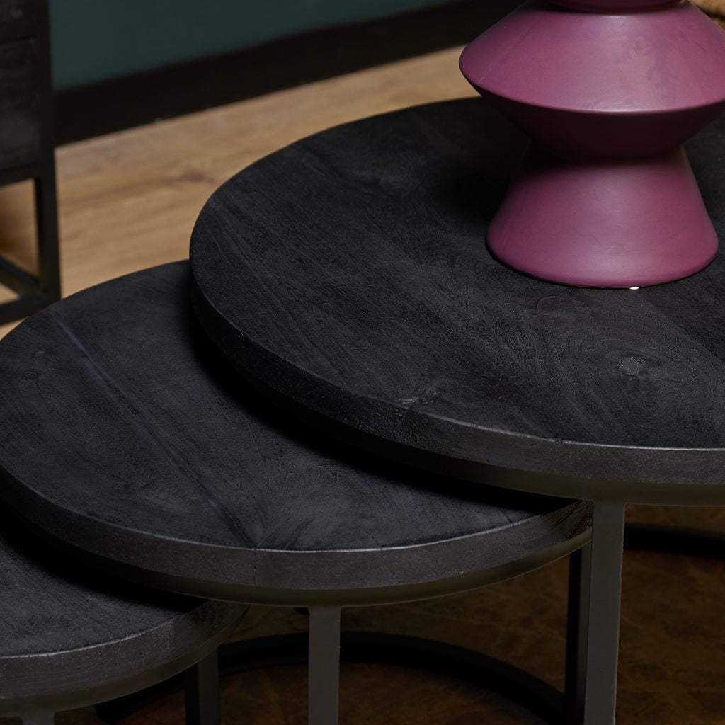 Salontafelset 'Denver Black'