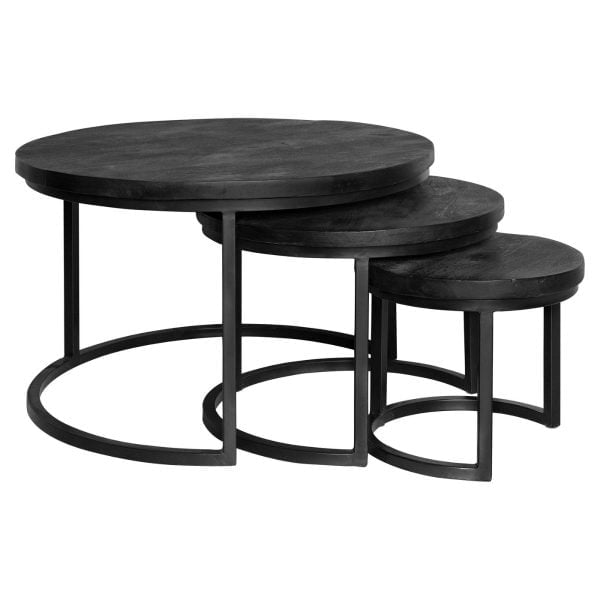 Salontafelset 'Denver Black'