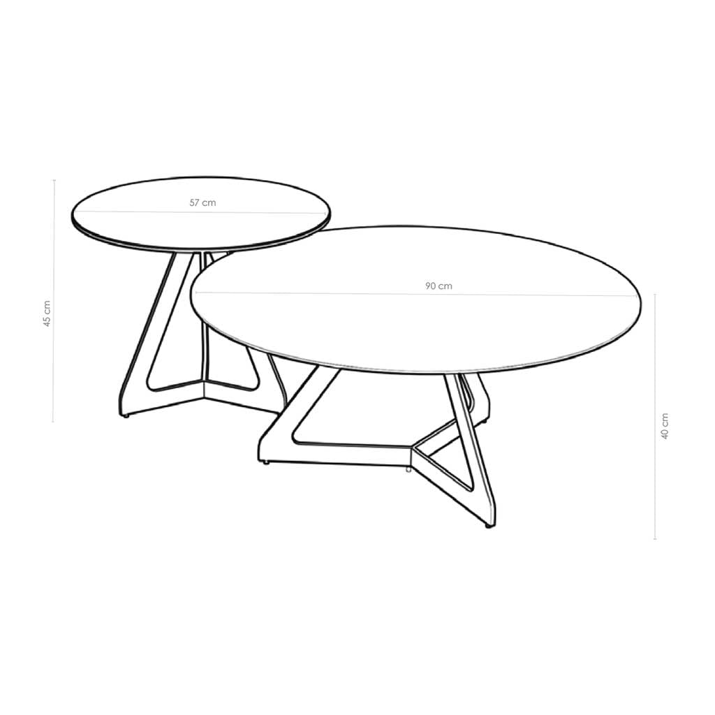 Salontafel 'Montello' Ø57