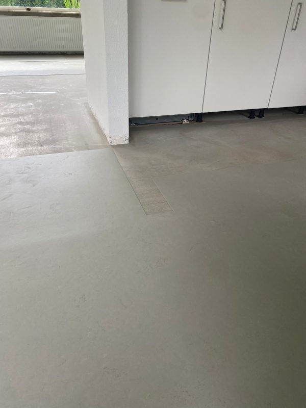 Marmoleum Concrete 3724 gelegd in Oosterhesselen