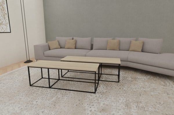 Salontafel 'Steel'