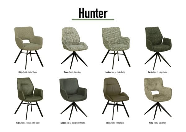 Stoelenconcept 'Mix and Match'