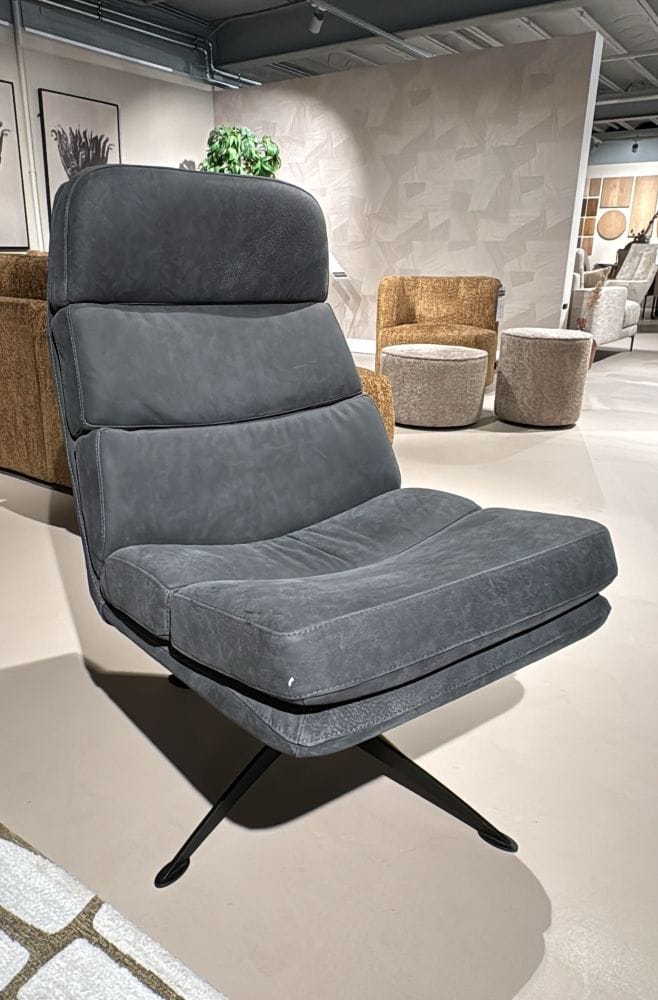 Draaistoel 'Corfu' grijs