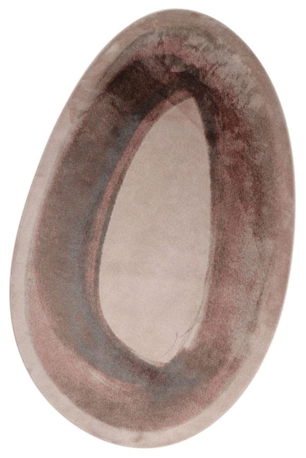 Vloerkleed 'Brush Ovale' faded pink