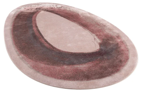 Vloerkleed 'Brush Ovale' faded pink