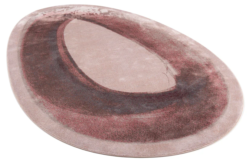 Vloerkleed 'Brush Ovale' faded pink