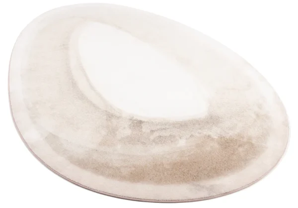 Vloerkleed 'Brush Ovale' chalk beige