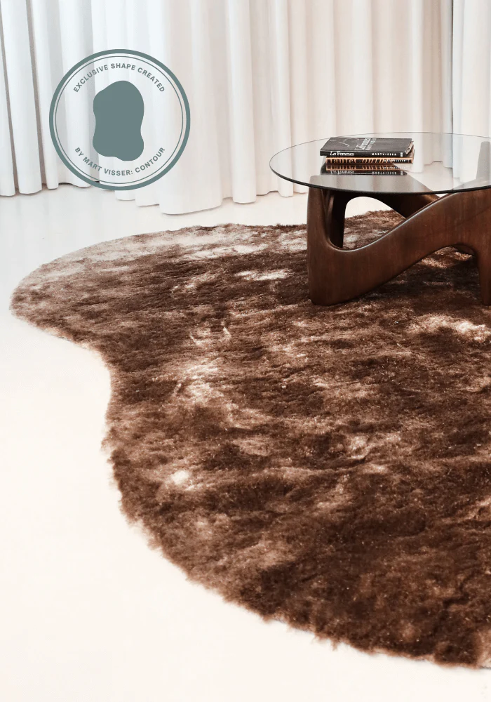 Vloerkleed 'Vernon' sandy dust contour