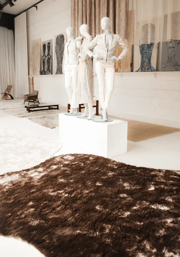 Vloerkleed 'Vernon' sandy dust contour