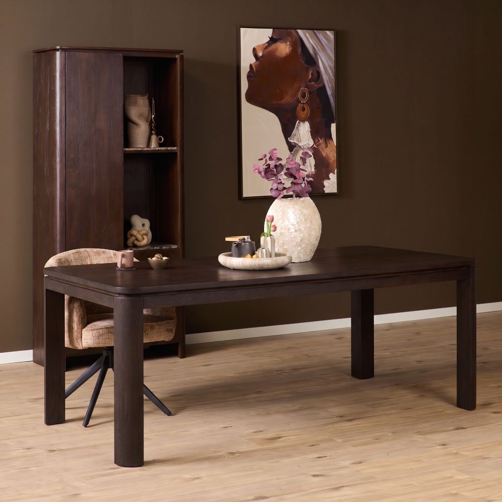 Eettafel "Dallas bruin" 200