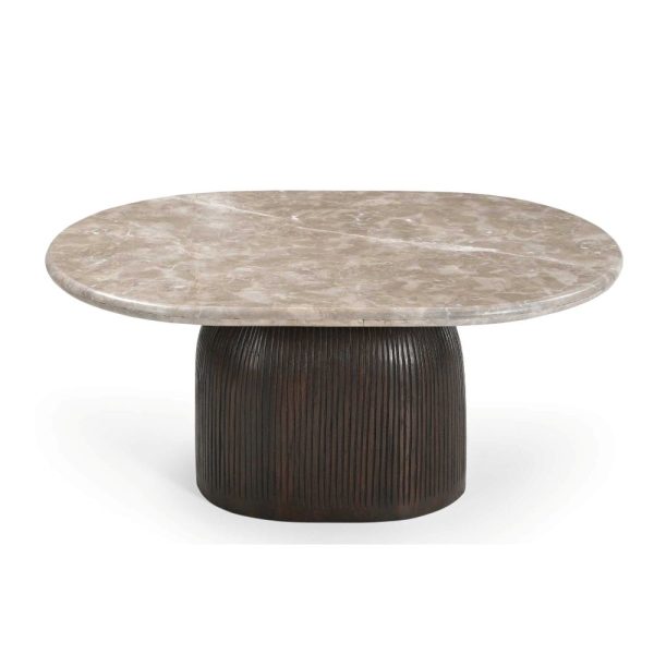 Salontafel "Noel bruin/marmer" 90