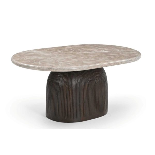Salontafel "Noel bruin/marmer" 90